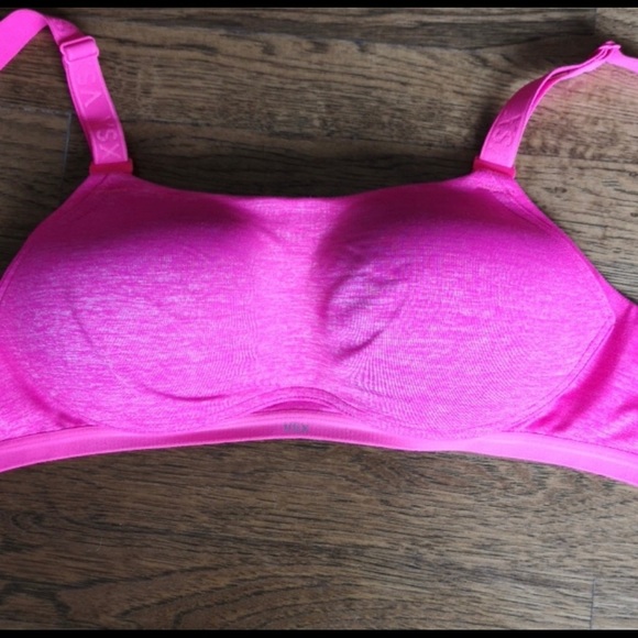 Victoria's Secret Bright Pink Sports Bra 34C - Picture 2 of 5